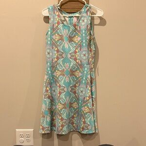 Alya Multicolor Geometric Dress